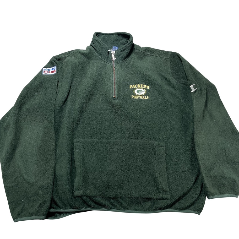 Vintage Green Bay Packers Sweatshirt Mens XL Green NFL Football Champion Fleece